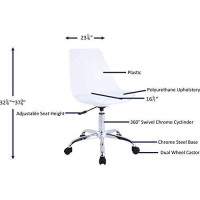Lorell Plastic Shell Task Chair, 37.4