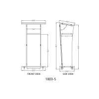 Acrylic Church Podium Pulpit Debate Conference Lectern Plexiglass Lucite Black Wood Shelf Cup Holder On Wheels 1803-5-Black