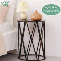 Ym Set Of 3 Heavyduty Round End Table Side Table Coffee Table For Indoor Multifunctional Use Outdoor Decorative Garden Stoo