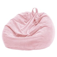 Nobildonna Bean Bag Chair Cover (No Filler) For Kids And Adults. Extra Large 300L Beanbag Stuffed Animal Storage Soft Premium Corduroy