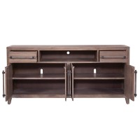 Aurora Weathered Gray 68 TV Console