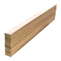 Solid Pine Wood Slats Full Size Bed Mattress Support Wooden Slats Double Bed 55 in Long (139.7 cm) x 2.75 in Wide x 5/8 in Tall Pack of 13 Count Replacement Spare Parts Custom Size (Full 55 in, 55)