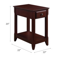 AcME Bertie Accent Table Espresso Finish 82742D0102H7cJL6