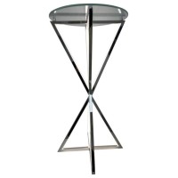 Finesse Decor LED Side Table Round, Small(D0102HgEN47)