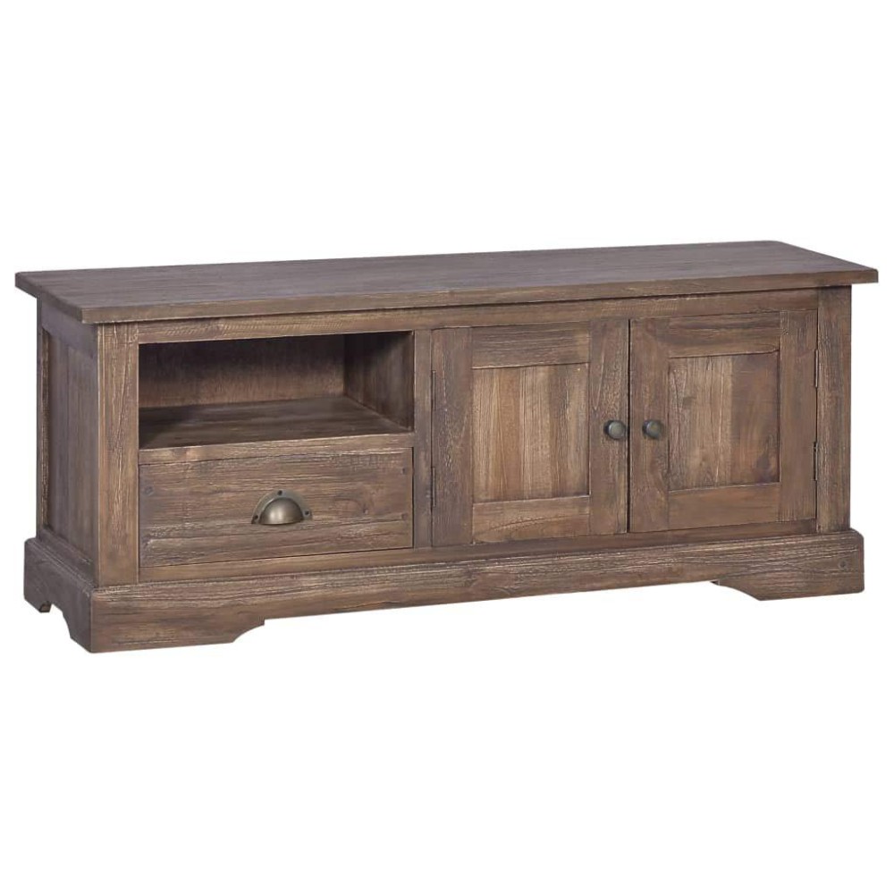 Vidaxl Tv Cabinet 394X118X157 Solid Teak Wood