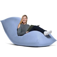Yogibo Max 6 Foot Giant Bean Bag Chair Bed Lounger For Adults, Kids And Teens With Filling, Extra Large, Oversized, Big, Huge, Plush, Sensory Beanbag Couch Sofa Sack, Washable Cover, Rain