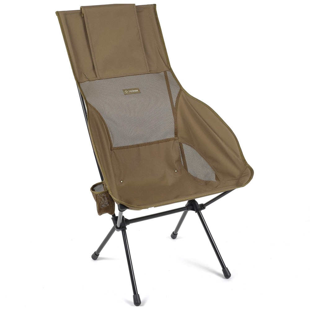 Helinox Savanna High-Back Collapsible Camp Chair, Coyote Tan