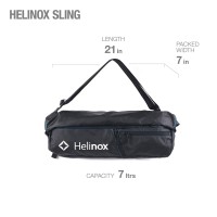Helinox Sling Rolltop Gear Bag For Transporting Compatible Outdoor Camp Furniture (21-Inch)