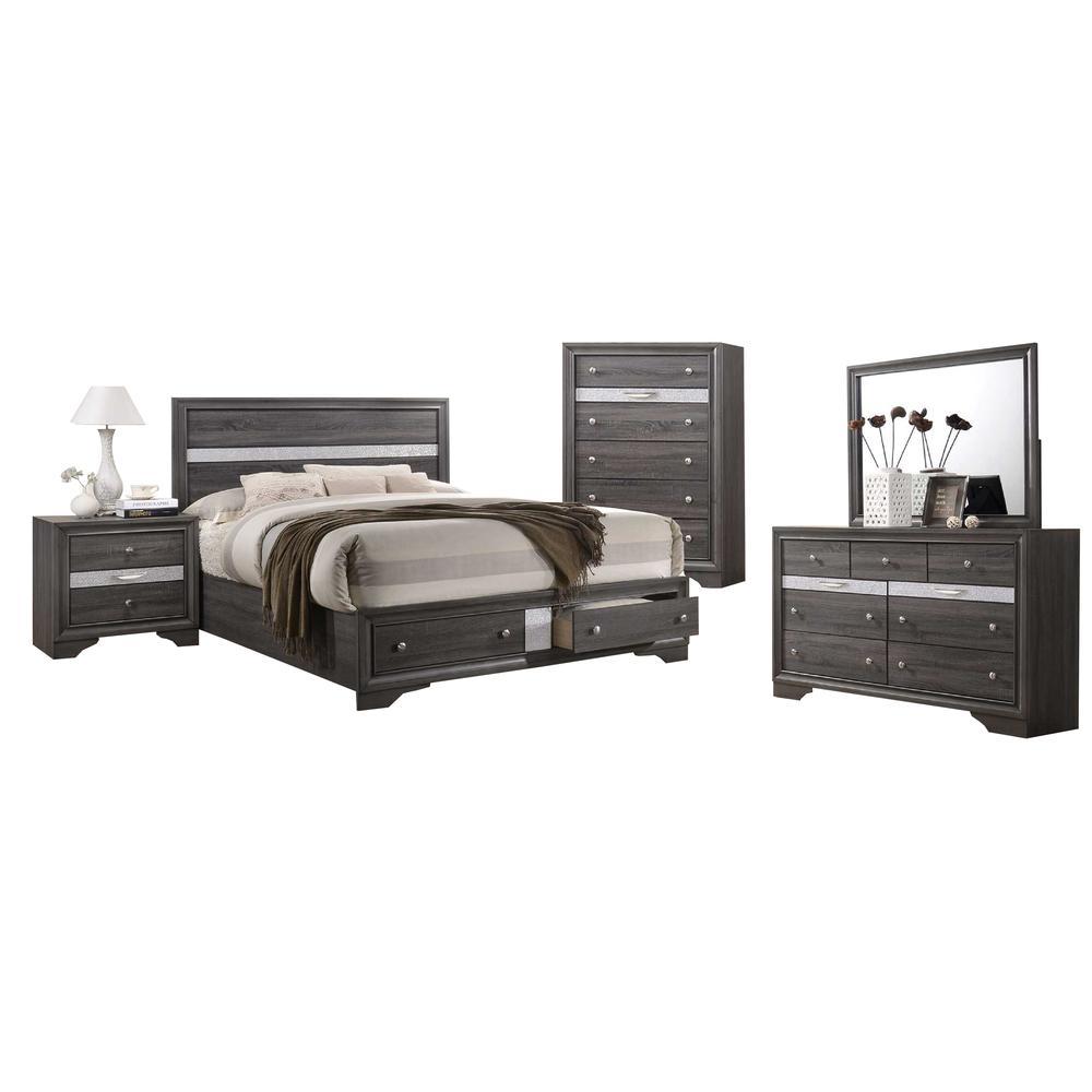 David 5Piece Bedroom Set Full