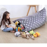 Bchway Stuffed Animal Storage Bean Bag Chair Cover | 53