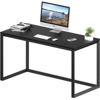 Shw 48\ Triangle-Leg Home Office Computer Desk, Black