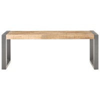 vidaXL Coffee Table 433x236x157 Solid Wood with Sheesham Finish 321556