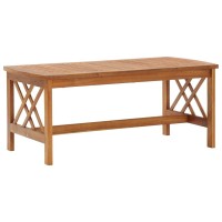 vidaXL Coffee Table 40.2x19.7x16.9 Solid Acacia Wood