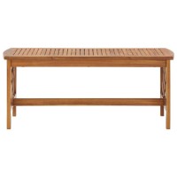 vidaXL Coffee Table 40.2x19.7x16.9 Solid Acacia Wood