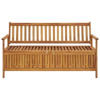 vidaXL Garden Storage Bench 583 Solid Acacia Wood 310280