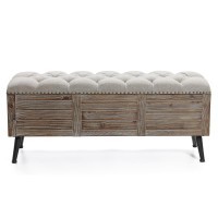 LuxenHome Storage Bench for Bedroom End of Bed, 47
