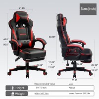 Luckracer F59 Gaming Chair Red