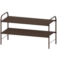 Simple Houseware 2Tier Shoe Rack Storage Organizer Bronze