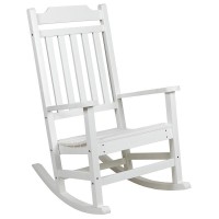 Winston AllWeather Rocking Chair in White Faux Wood