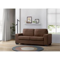 Acme Zoilos 2-Seater Fabric Upholstered Sleeper Sofa In Brown
