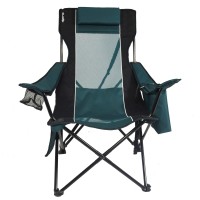 Kijaro Sling Camping Chair, One Size, Cayman Blue Iguana (Cooler)
