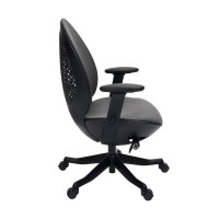 Techni Mobili Deco LUX Executive Office Chair Black