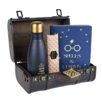 Pyramid International Harry Potter Premium Gift Set With Insulated Metal Bottle In Wooden Trunk 26Cm X 17Cm X 13Cm - Official Merchandise