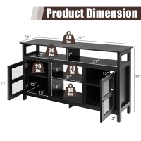 Tangkula Farmhouse Tv Stand For Tvs Up To 65