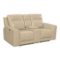 Doncella Power Reclining Console Loveseat