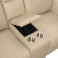 Doncella Power Reclining Console Loveseat