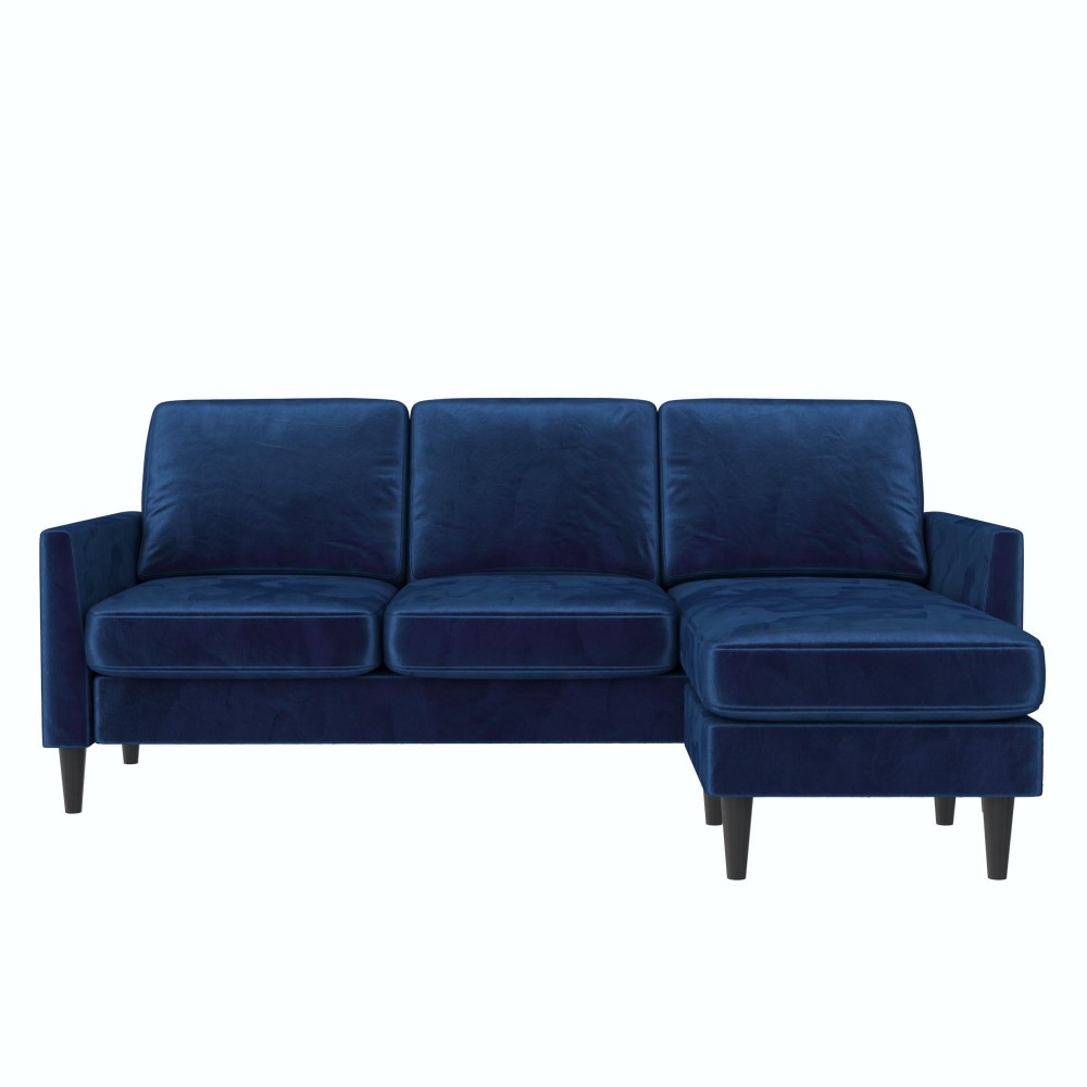 Mr. Kate Winston Sofa Sectional, Blue Velvet