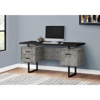 Monarch Specialties I 7632 Computer Desk, Home Office, Laptop, Left, Right Set-Up, Storage Drawers, 60