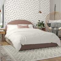 Mr. Kate Moon Upholstered Bed With Storage, Queen Size Frame, Blush Velvet, Da4042439Mk