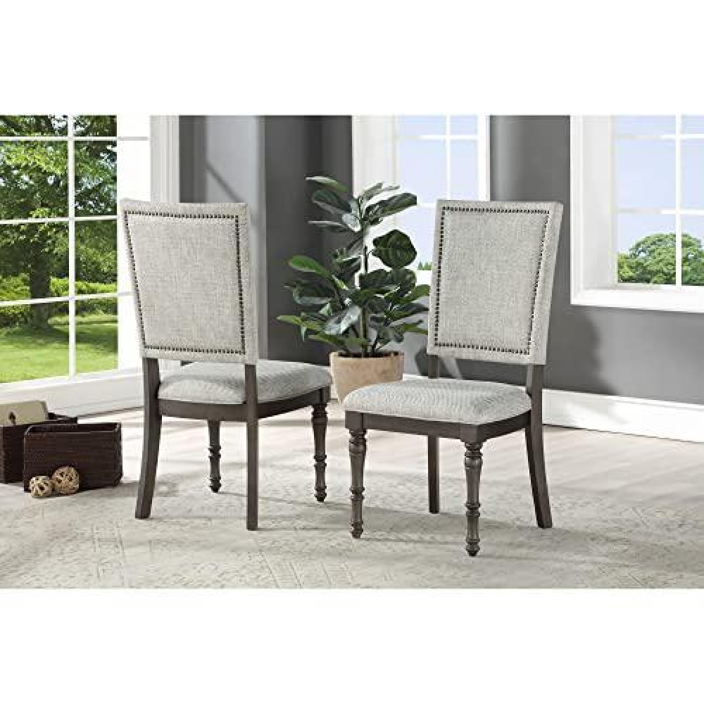 Linnett Upholstered Back Chair - set of 2