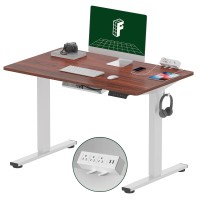 Flexispot En1 Essential Adjustable Height Desk Electric 40 Inch X 24 Inch Wholepiece Desktop Small Standing Desk Ergonomic Memo