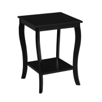 American Heritage Square End Table With Shelf