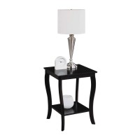 American Heritage Square End Table With Shelf