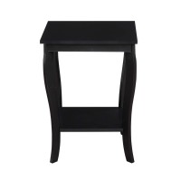 American Heritage Square End Table With Shelf