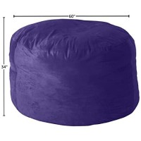 Sofa Sack Bean Bag Chair Cover, 5-Feet, Purple