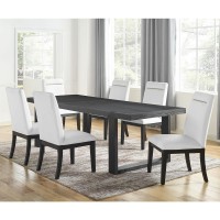 Yves 7pc Dining Set - White