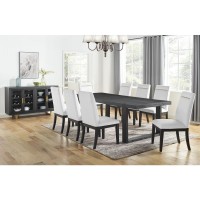 Yves 10pc Dining Set - White