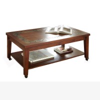 Davenport Cocktail Table w/Locking Casters