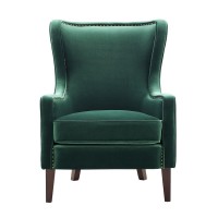 Rosco Velvet Accent Chair - Green