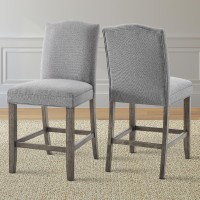 Grayson Counter Chair Gray - set of 2