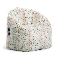 Big Joe Milano Super Soft Leopard Beanbag Chair