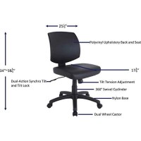 Llr84877 - Lorell Pvc Upholsterytask Chair