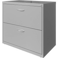 Lys Soho Arc Pull Steel Lateral File, Silver