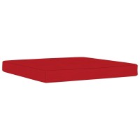 vidaXL Pallet Ottoman Cushion Red Fabric 315082