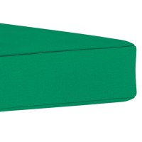 vidaXL Pallet Ottoman Cushion Green Fabric 315081