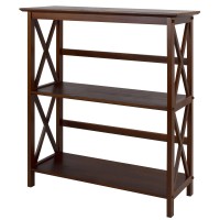 Casual Home Montego 3Shelf Bookcasewalnut